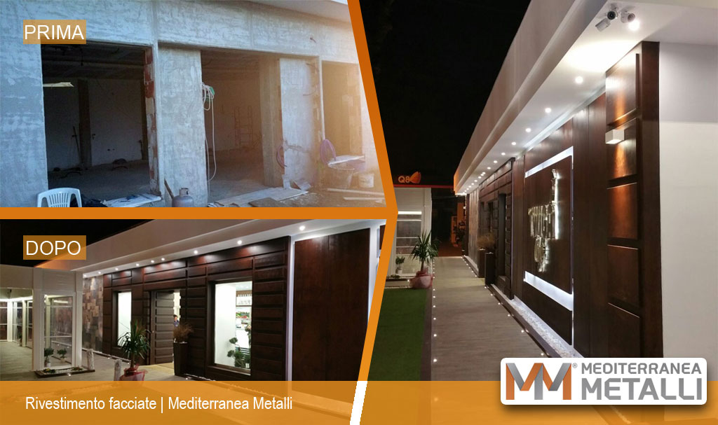 Rivestimento facciata in acciaio CORTEN bar TWIGA realizzato da Mediterranea metalli gazebi ed ombrelloni su misura produzione e vendita scaffalature e soppalchi, carpenteria giugliano, acciaio cor-ten, pareti divisorie, porte, controsoffitti, soppalchi rivestimento facciate mediterranea metalli su tutto il territorio nazionale Italia, napoli e provincia