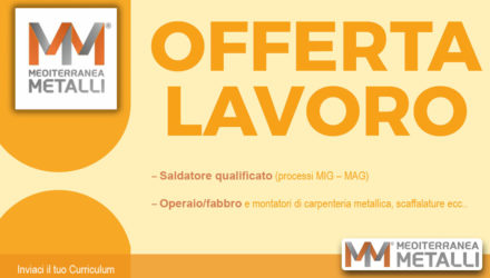 Offerta di lavoro per diverse figure professionali